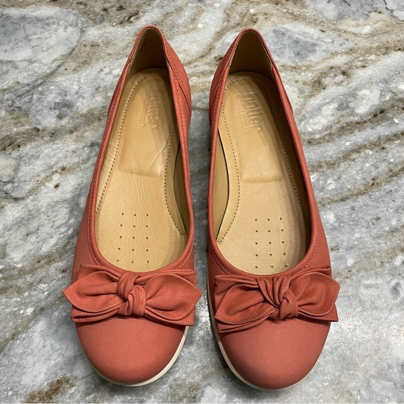 Hotter Comfort Concept Slip On “Jewel” Shoes Women's Apricot Red - Picture 11 of 11